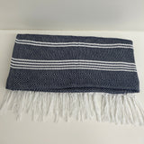 Eco Lexus sand beach throw towel navy