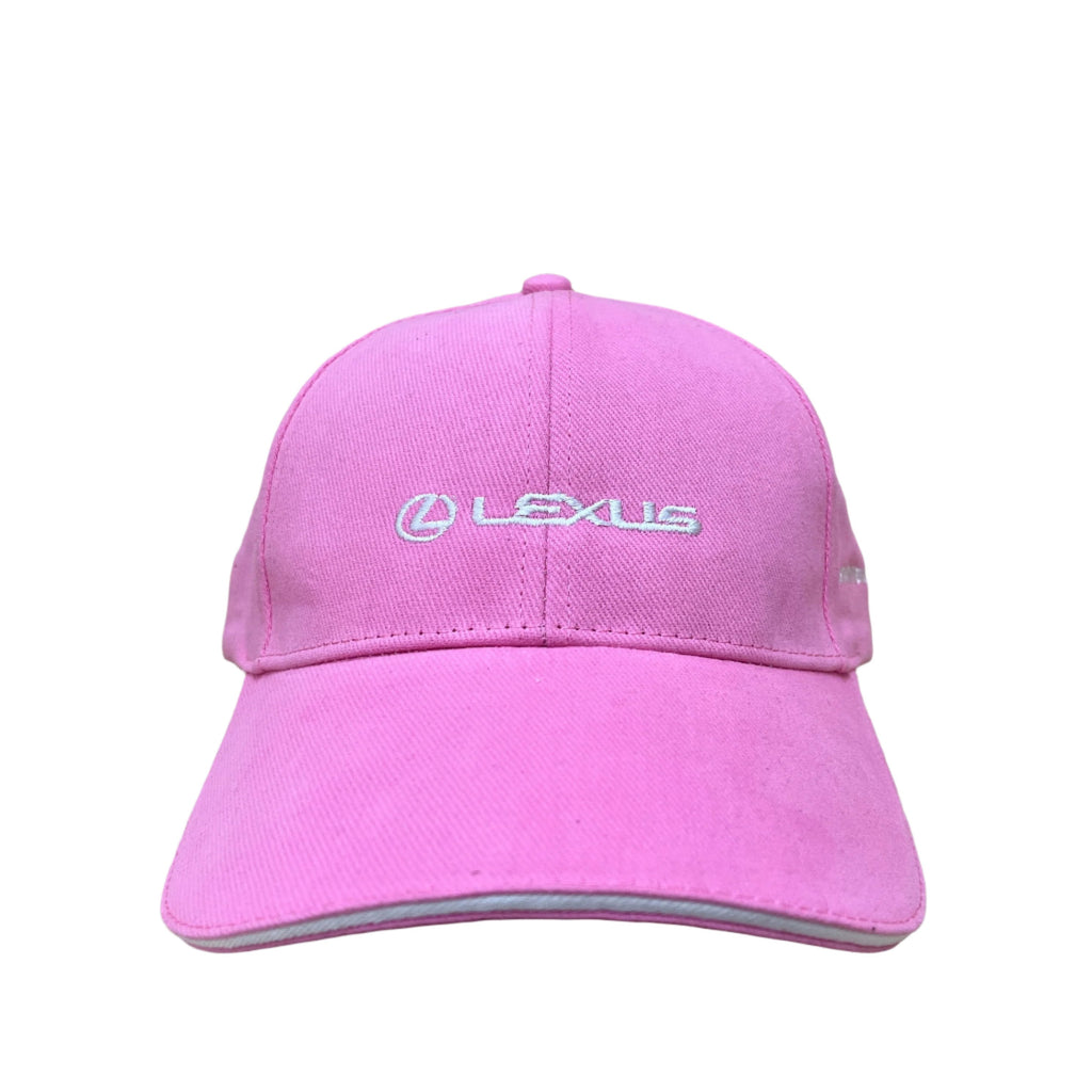 Lexus Light Pink Bling Rhinestone Bedazzled Hat Adjustable Cap Lexus Bling 3D Logo Hat Cap Made With Swarovski Crystals  main image 4